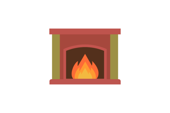 Christmas Fireplace Vector-241 Illustrations for Content Publishing