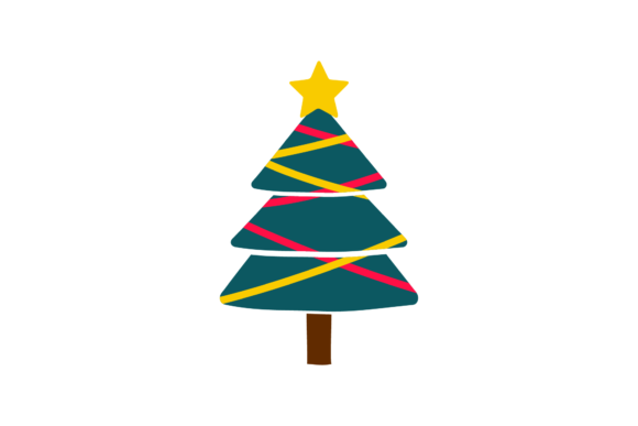 Christmas Tree Vector-246 Illustration Review for Handmade Creations