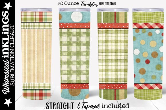 Christmas Tumbler Blanks Illustrations for Content Publishing