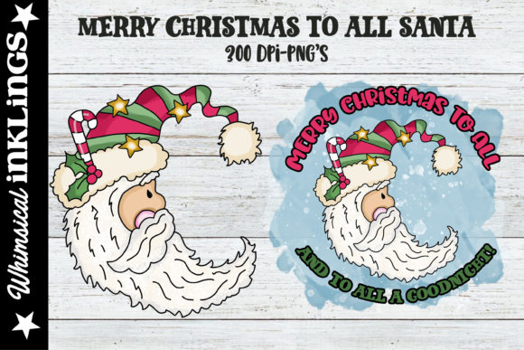 Merry Christmas to All Santa Illustration Review