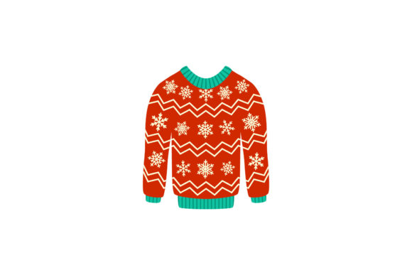 Pattern Sweater for Christmas Illustrations
